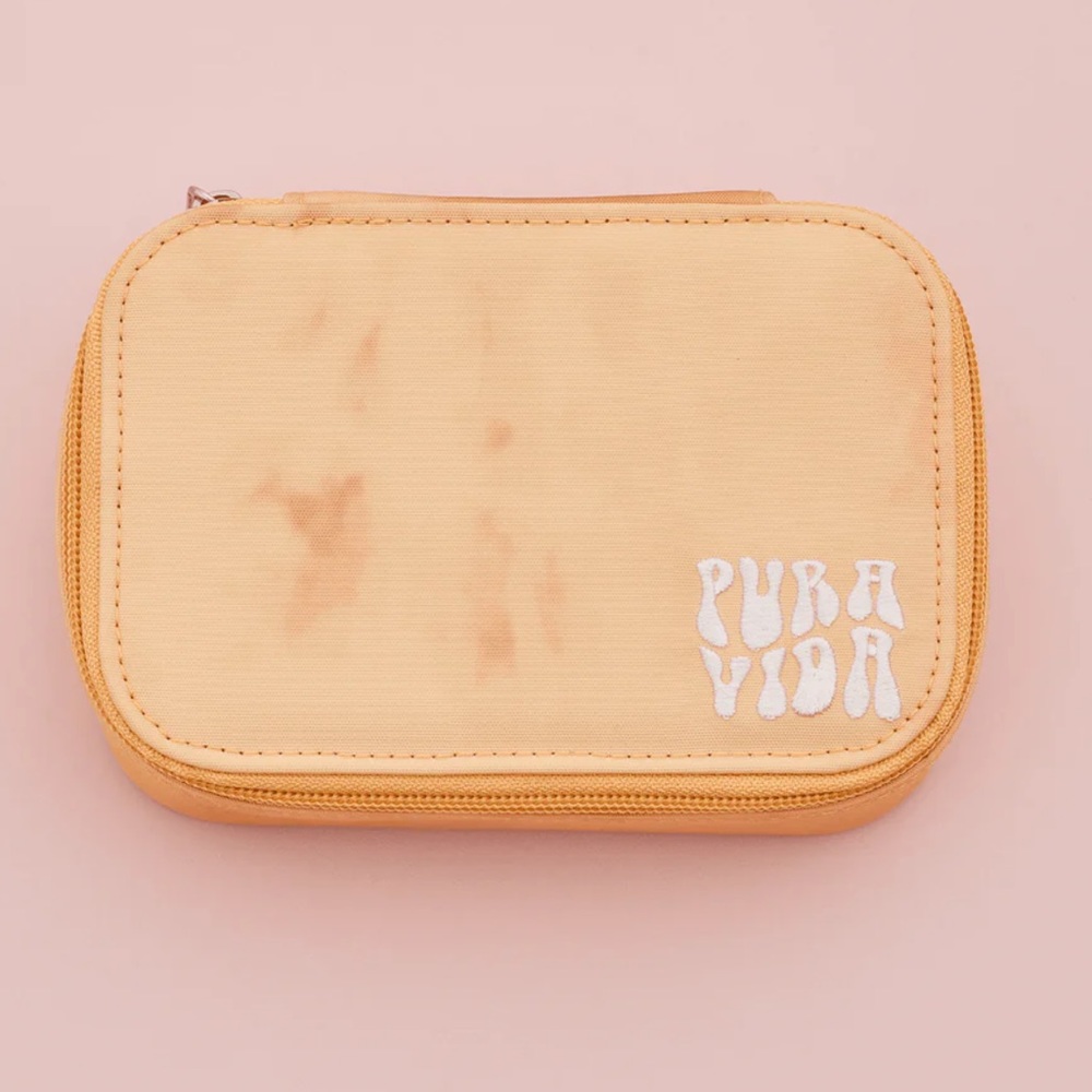 Tonal Orange Pura Vida zip Jewelry box